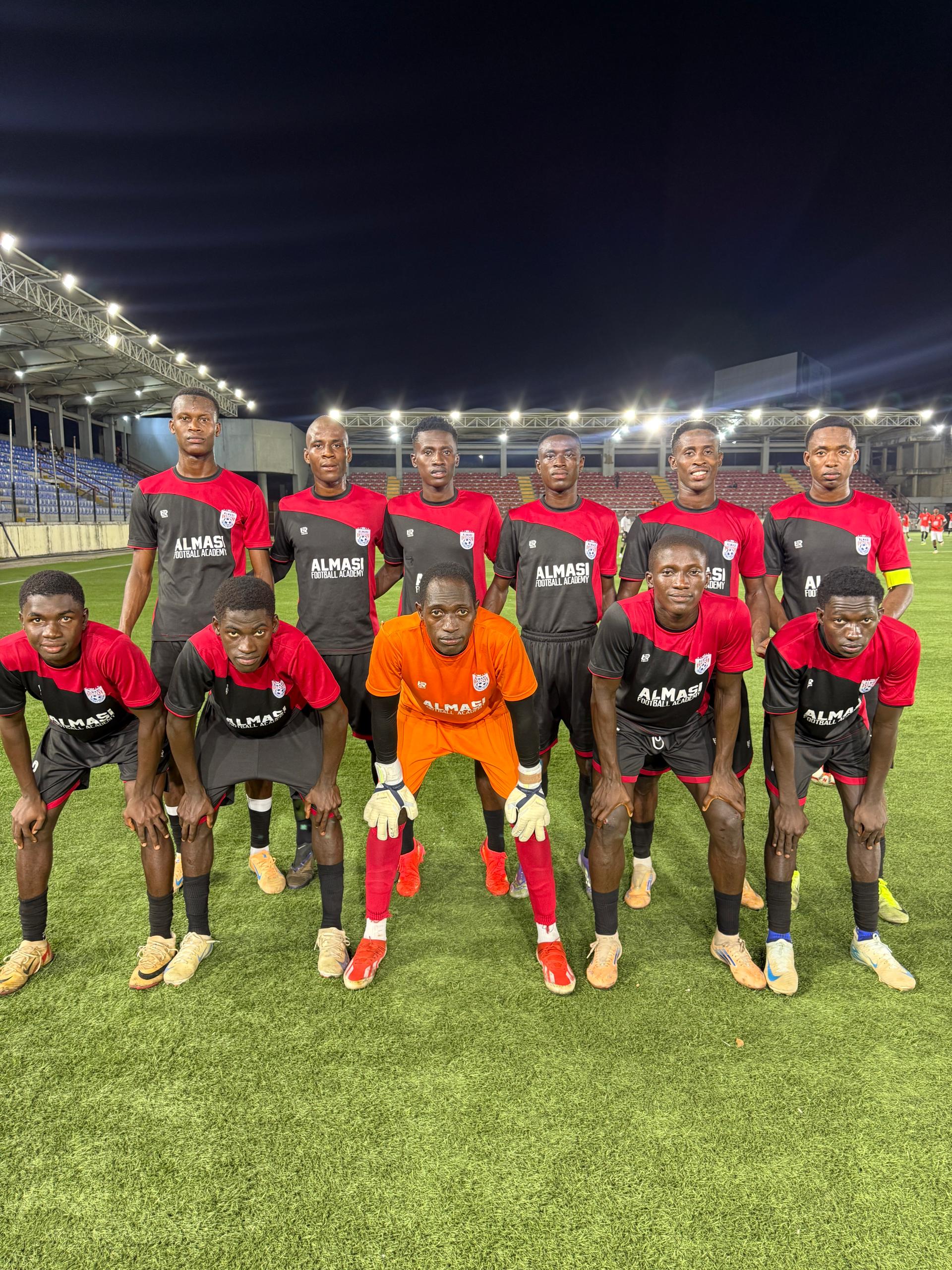 Almasi team under floodlights
