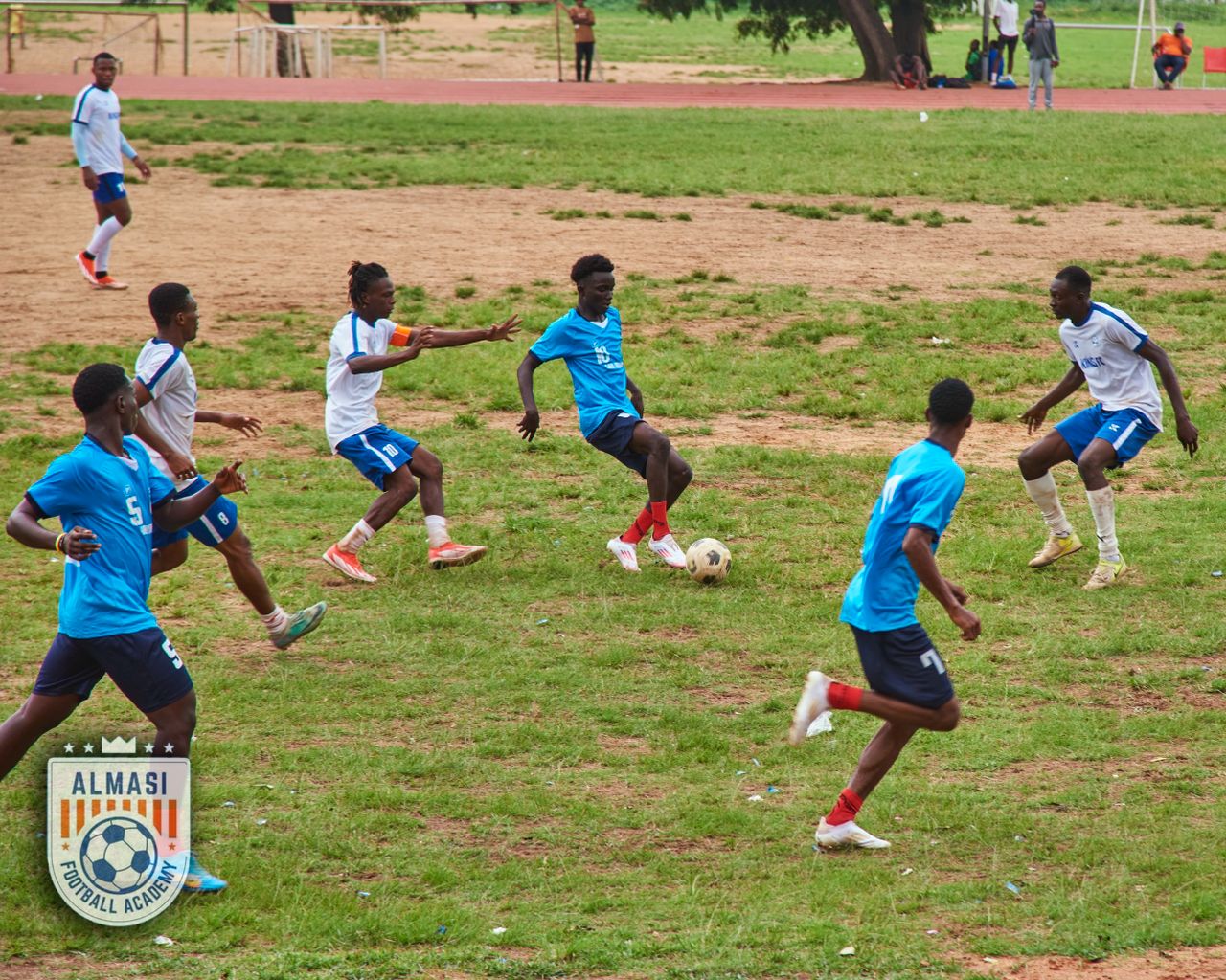 Almasi players in competitive match action